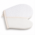 White Exfoliating Bath Scrub Mitt (YM737)