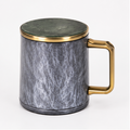 Black Glass Beverage Jug with Handle (YM150)