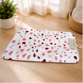 Terrazzo Print Floor Mat White (YM2091)