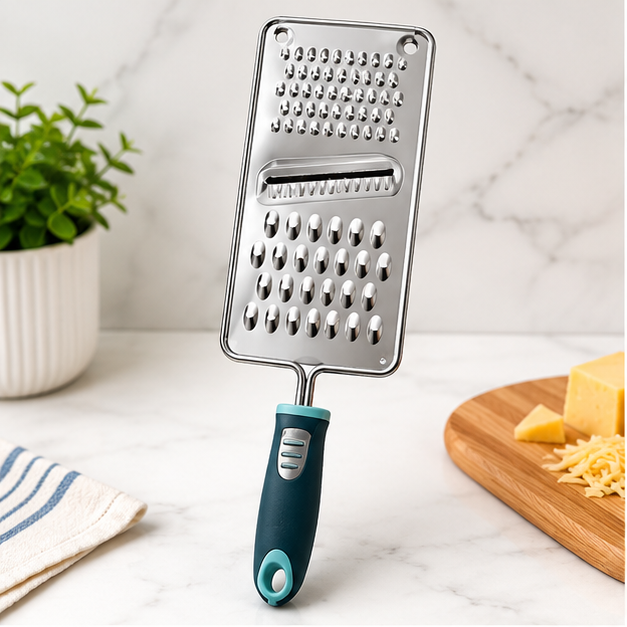Stainless Steel Multi-Purpose Vegetable Grater Blue (YM095)