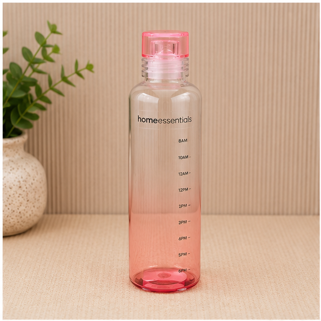 Pink Glass Water Bottle 550ML (YM2175)