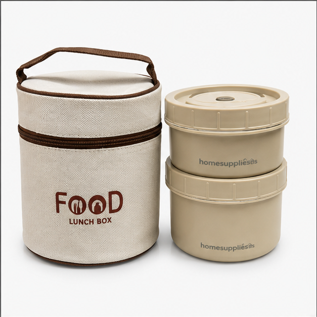 Thermo Fresh Insulated Lunch Box – Beige (YM2141)