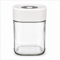 White Plastic Storage Jar 1000ml (YM1238)