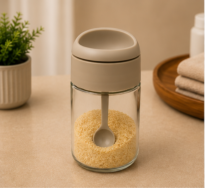 Glass Seasoning Jar 250ML (YM1256)