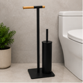 Toilet Brush with Holder Black (YM2526)