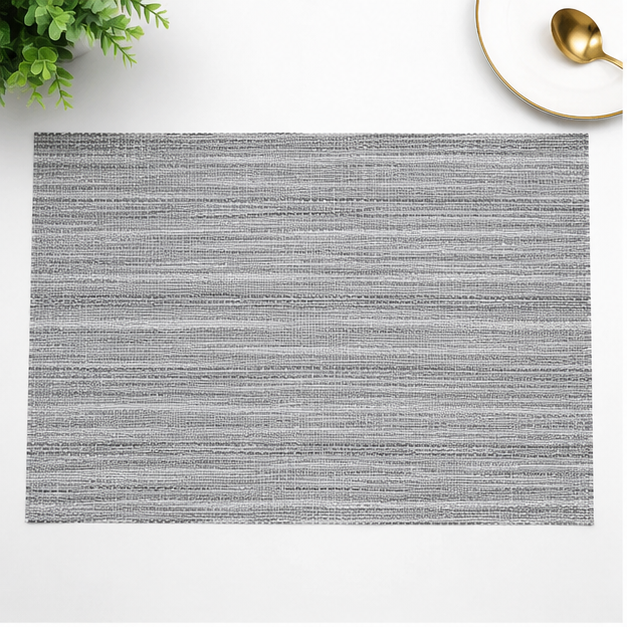 Grey Woven Table Mat for Dining & Table Protection (YM032)