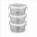 Round Storage Container Set of 3 (YM2772)