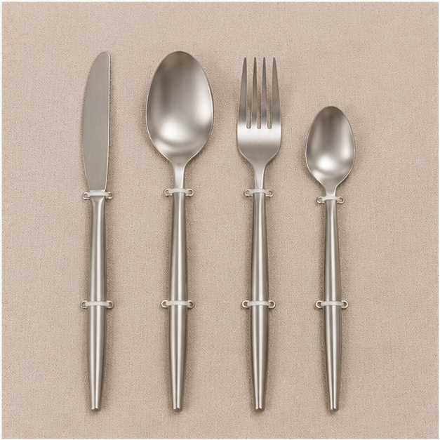 Premium Stainless Steel 4-Piece Cutlery Set for Everyday Dining (YM218)