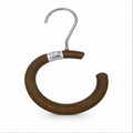 Brown Plastic C- Shaped Clothes Hanger (YM436)
