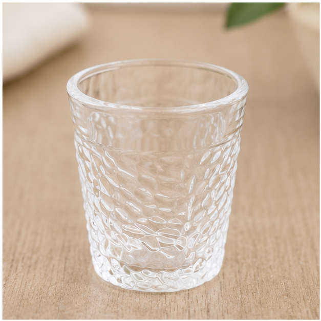 Textured Glass Shot Glass for Barware (YM1391)