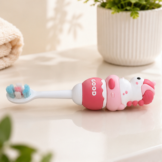 Kids Soft Bristle Toothbrush pink Unicorn Design (YM769)