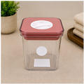Pink Plastic Storage Container with Airtight Lid (YM2690)