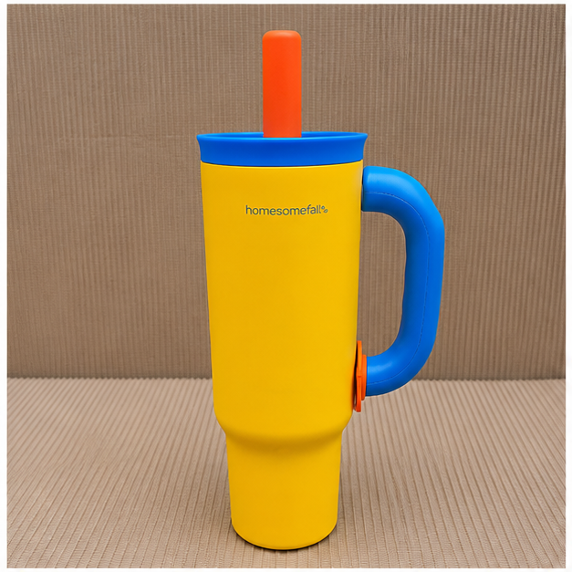 Yellow Insulated Tumbler with Handle (YM2620)