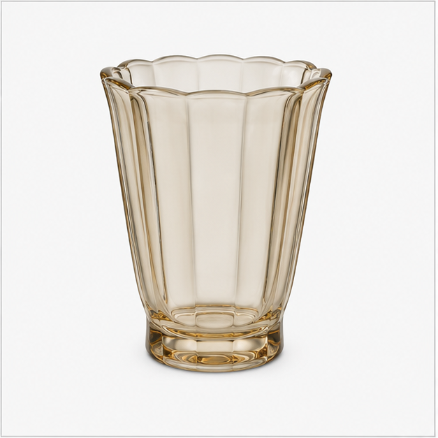 Gold Tinted Glass Drinking Tumbler (YM614)