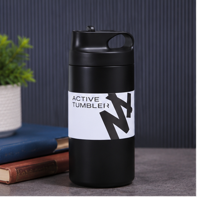 Stainless Steel Water Bottle Black (YM2633)