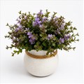 Artificial Floral Plant in Decorative White Pot (YM1001)