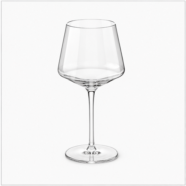 Transparent Wine Glass for Elegant Dining (YM611)