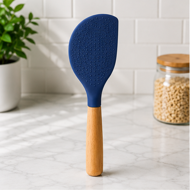 Blue Silicone Kitchen Spatula (YM946)
