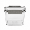 White Square Plastic Storage Box (YM1242)