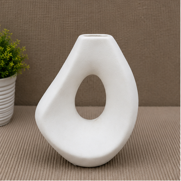 Modern White Decorative Flower Vase (YM1355)