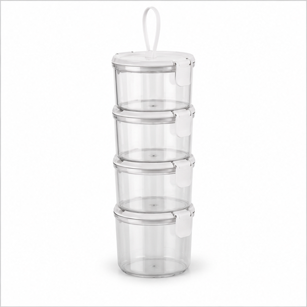 Plastic Storage Container Set of 4 (YM2768)