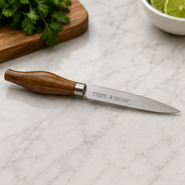 Wood Handle Stainless Steel Kitchen Knife (YM201)