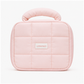 Pink Quilted Handheld Makeup Organizer Bag (YM1438)