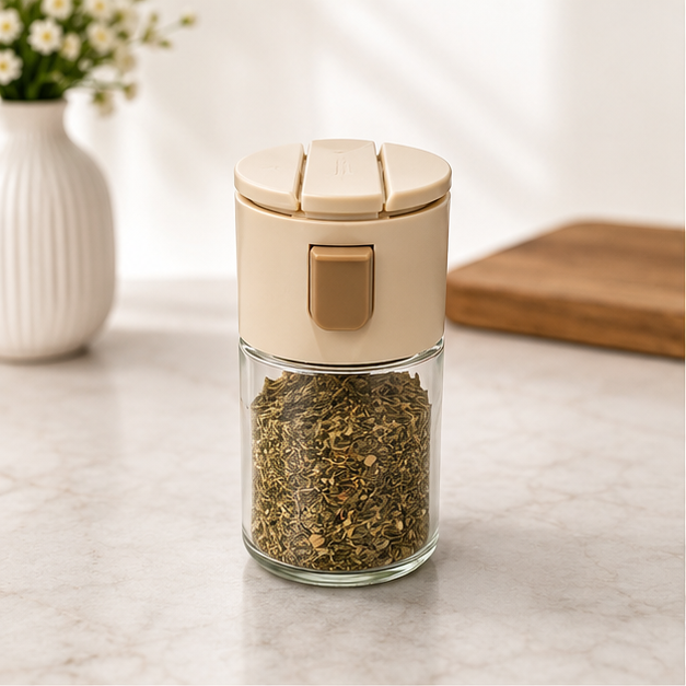 Seasoning Jar White 180ML (YM1378)