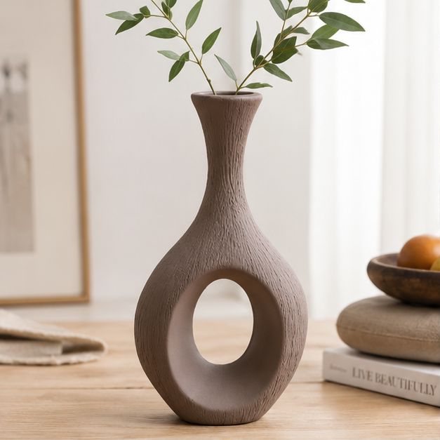 Modern Decorative Vase Brown (YM1106)