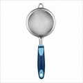 Stainless Steel Blue Handle Kitchen Strainer (YM092)