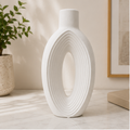 Modern Hollow Decorative Flower Vase White (YM1348)