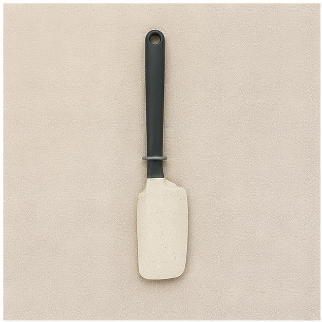 White Silicone Kitchen Spatula for Cooking (YM191)