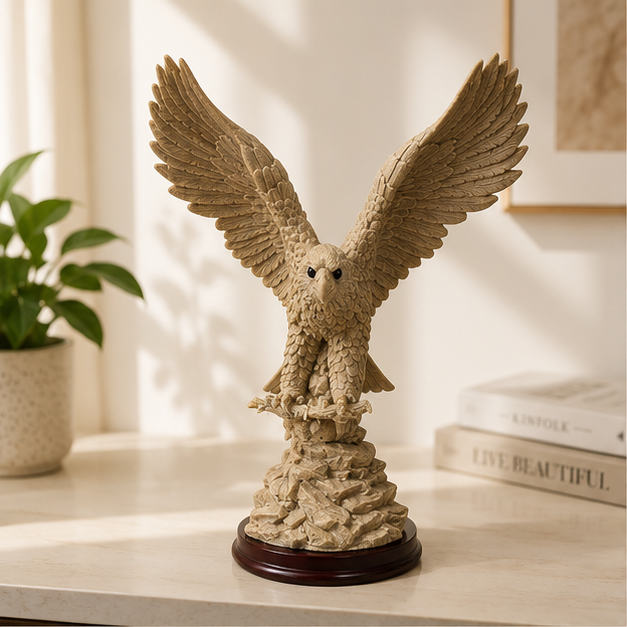 Flying Eagle Sculpture Beige (YM2309)