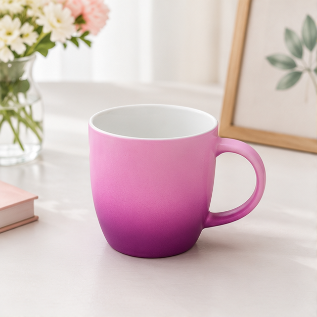Ceramic Coffee & Tea Mug Pink Gradient (YM2849)