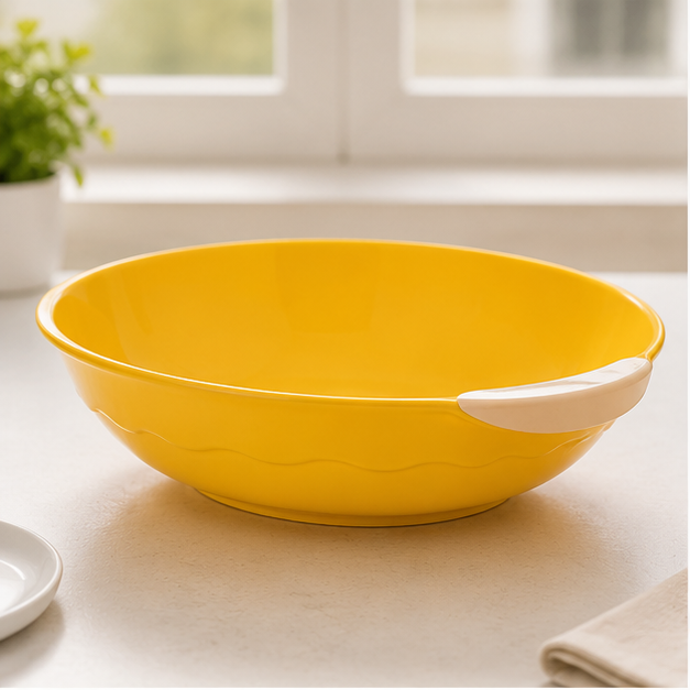 Plastic Drain Basket Yellow (YM331)
