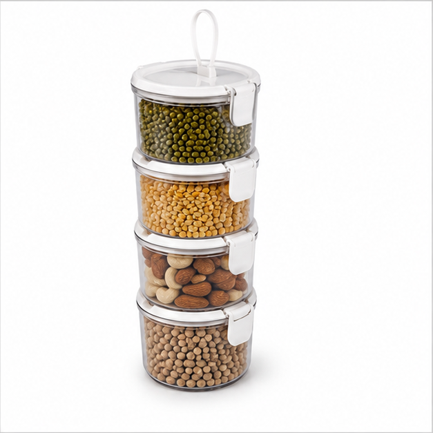 Plastic Storage Container Set of 4 (YM2768)