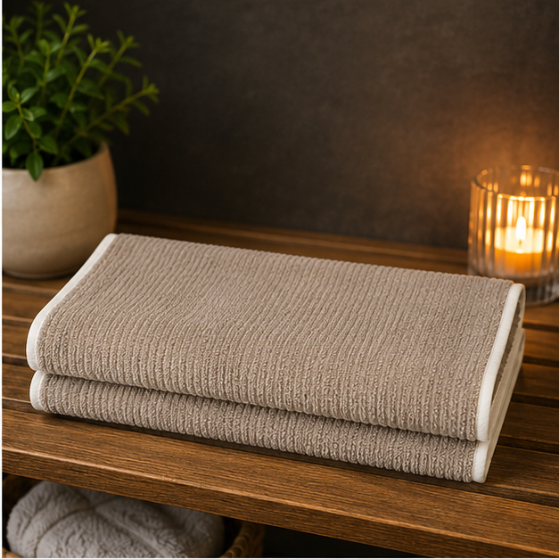 Soft Bath Towel Beige (YM2640)