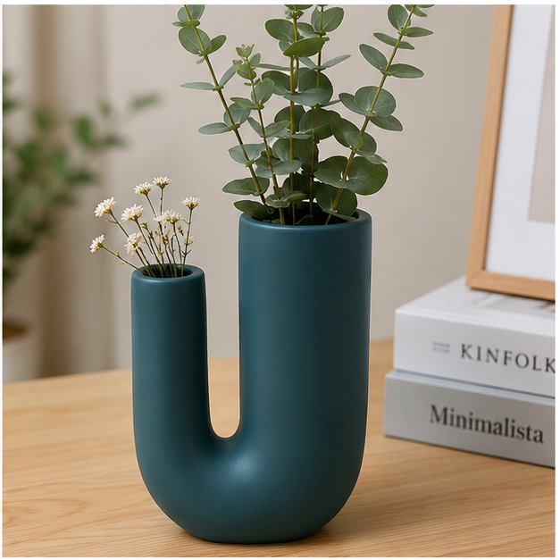 Modern Olive Ceramic Flower Vase (YM1360)