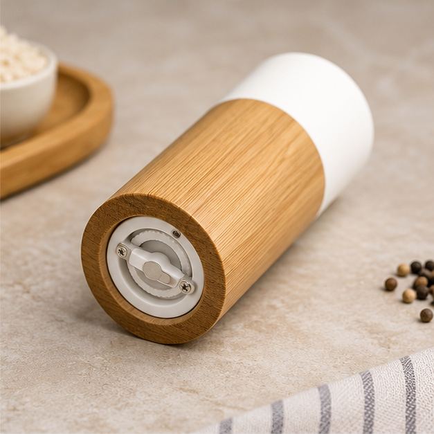 White Salt & Pepper Grinder (YM149)