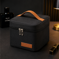 Black Insulated Lunch Bag with Carry Handle (TG05)