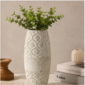 White Ceramic Flower Vase for Home Decor (YM2343)