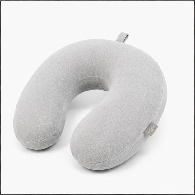 Comfort Cloud Memory Neck Pillow – Light Grey (YM1861)
