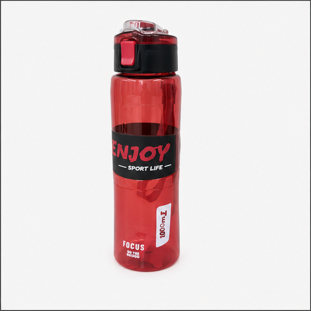 Red Water Bottle with Handle (YM2126)