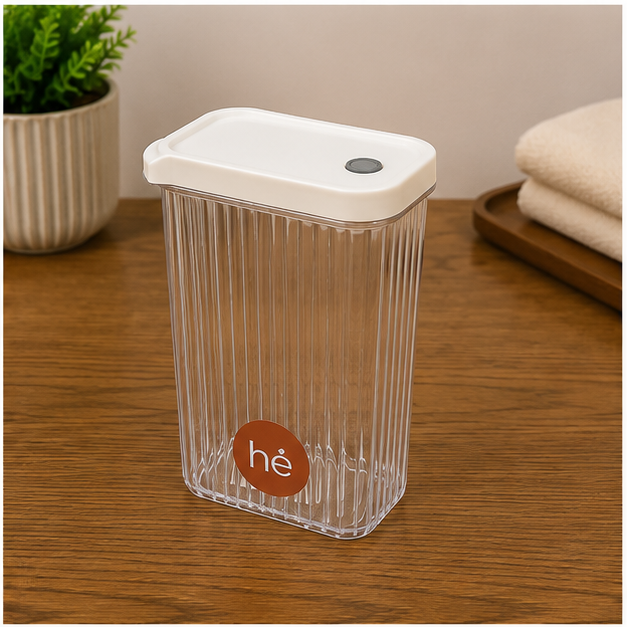 White Plastic Storage Tank for Kitchen Organization (YM2698)