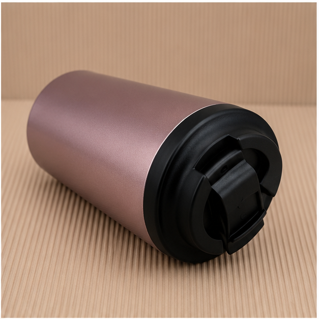 Pink Coffee Tumbler with Lid for Travel (YM1512)
