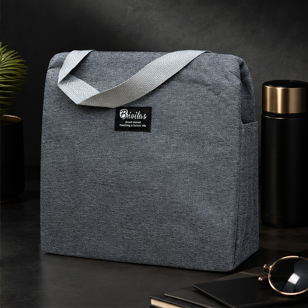 Insulated Lunch Bag Grey (TC04)