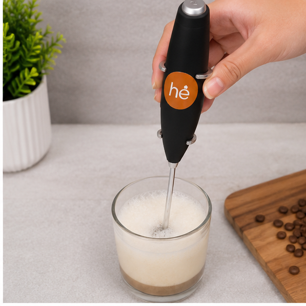 Electric Milk Frother and Whisker Black (YM2226)
