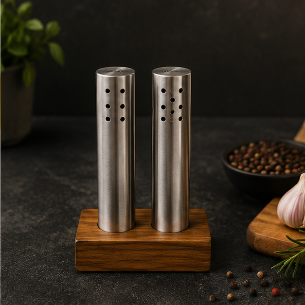 Salt Dispensers Stainless Steel Set of 2 (YM1667)