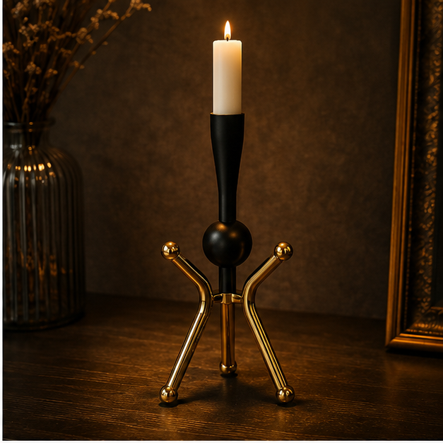 Modern Gold Branch Base Candle Holder (YM1123)