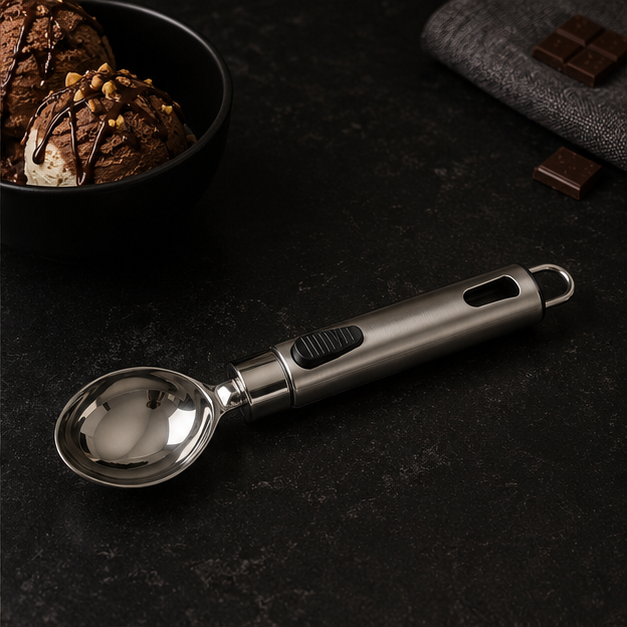 Stainless Steel Ice Cream Spoon (YM1087)